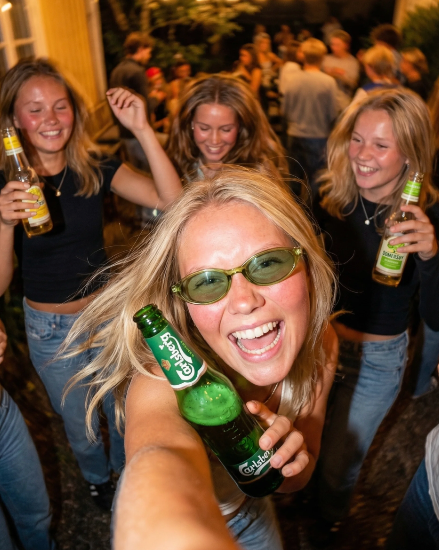 Nueva Øster 01 - Olive Tinted Slim Sunglasses